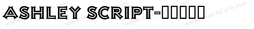 Ashley Script字体转换